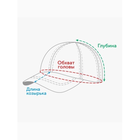 Women's cap minku, black color, rr 58-6