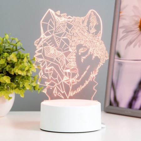 Light "Wolf" Led RGB from the network 13.5x9.5x17.6 cm Risalux-3