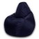 The hand-bag “pear” is positive, size m, diameter 70 cm, height 90 cm, oxford, dark blue color