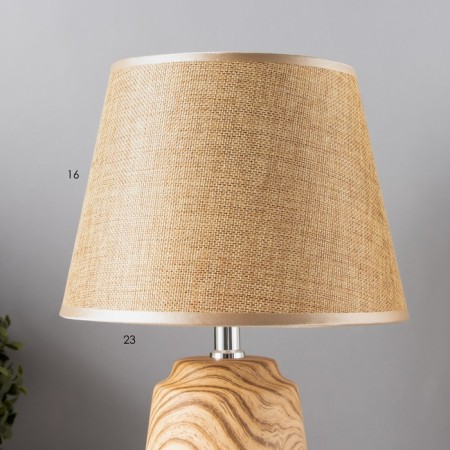 Table lamp "Rustic oak and gold" 1x40W E14 34x22x22 cm Risalux-4