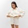 Комплект женский (рубашка, шорты) KAFTAN Basic line, р. 48, молочный