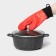 Mitten for hot share "Profi", silicone, 26.5 × 18.5 × 1.5 cm, with a cuff, color mix