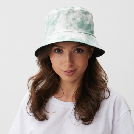 Panama "Tie-Dye" minku white/green color, size 56-58-1