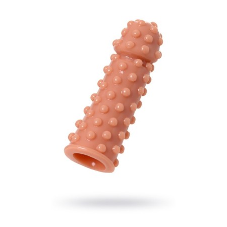 Kokos nozzle is realistic with additional stimulation, TPE, bodily, 12.7 cm