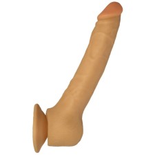 Фаллоимитатор LoveToy, реалистик, на присоске, эрегированный, упругий, 18 х 3,5 см, телесный