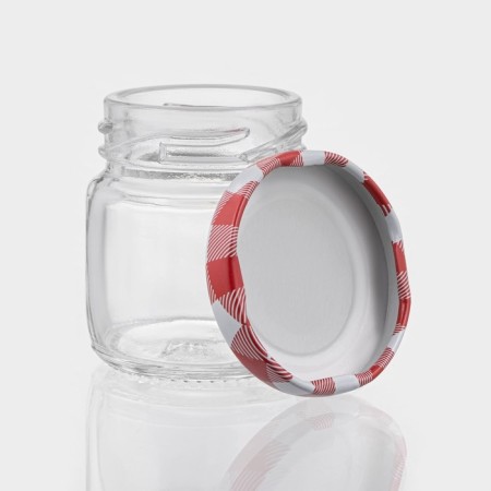 Glass jar for spices with a metal lid "Home", 50 ml-2