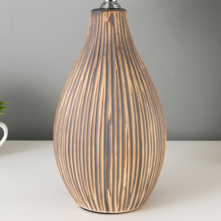 Bulbed lamp 16505/1 E14 40W gray 22x22x38 cm Risalux-3