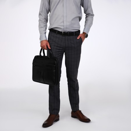 Male bag, black color-7