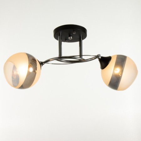 Svetogor chandelier 5861/2 2x60W E27 Black/Chrome