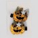 Carnival clamp "Pumpkin" set 2 pieces