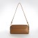Bag Women's Messenger on the Textura valve, average size, brown color
