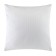 Pillowcase "Ethel" 70x70cm, white color, Straip-Satin, 136g/m2