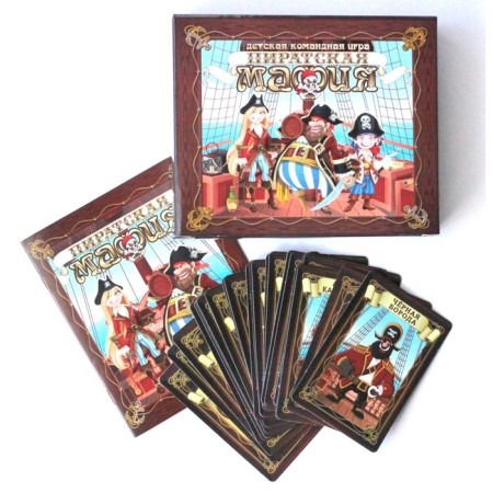 Game of desktop "Pirate mafia", 28 cards
