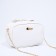 Bag Cross-Bodi with a zipper, white color