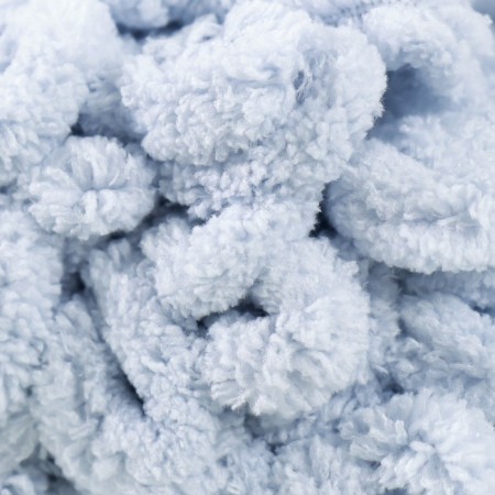 Yarn "Puffy" 100 % micropoliester 9m/100g (416 gray)-2