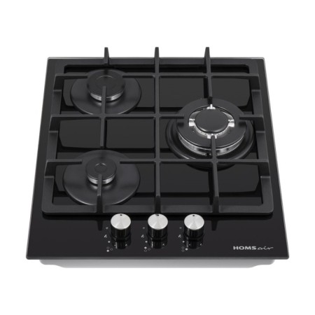 Honing surface HOMSAIR HGG433TGCBK, Gas, 3 burners, black-4