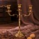 Brass Brass for 3 candles "Dream" 8.5x21x24.5 cm