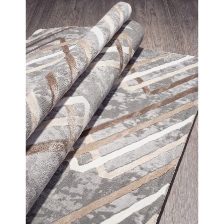 Rectangular carpet Karmen Hali Armina, size 200x290 cm, color Grey/Brown-1