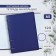 Notebook on rings A5 120 sheets in the Calligrata cage blue, plastic cover, OFSET block