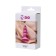 Anal plug loverty, silicone, pink color, 8 cm, d = 2.3 cm