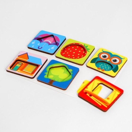 Smart Loto. We study the shape and color, 24 chips-3
