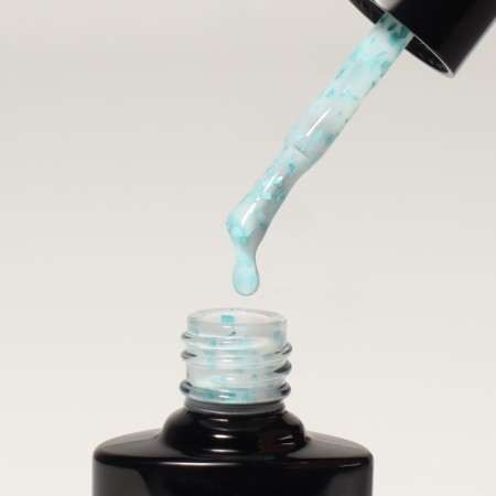 Gel nail polish, Milk Potal, 3 phase, 8ml, LED/UV, white/blue color (07)-5