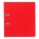 A4, 75 mm registrar, calligrata, PVC, embossing "Len", metal edging, pocket for a spine, collected, red, mix
