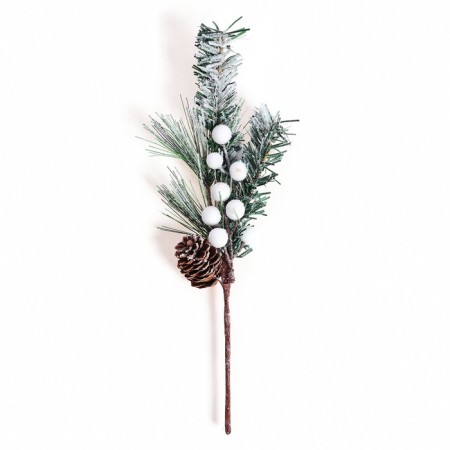New Year. Decor "In the Snow", a branch, 34 × 18 × 6 cm-2