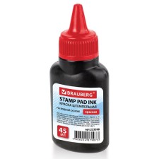 Stamping paint 45 ml Brauberg, red, water -based 223598