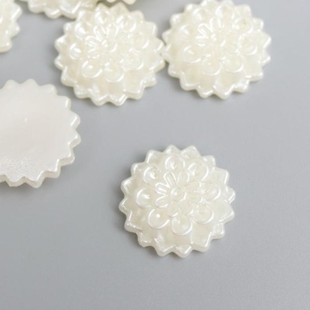 Decor for creativity plastic "Astra" Pearl set 20 pcs 1.3x1.3 cm