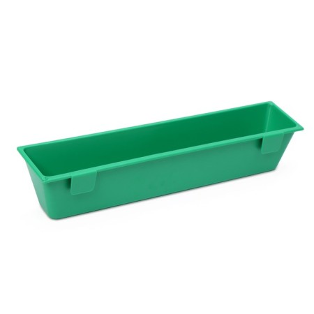 Drill-stroke tray for poultry, hinged, plastic, mix-1