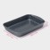 The baking sheet of the rectangle. Marble ”, 38.5 × 24.5 × 5 cm, anti -stick coating, gray color