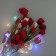Palette packaging with garland "Multi -colored", 60 x 60 cm