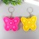 Trick Rubber Antistress (endless pimpa) "Butterfly" mix 5x5.2x1.3 cm