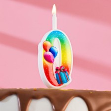 Candle for cake the number 