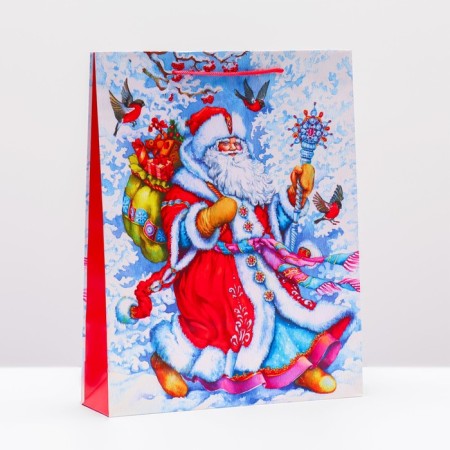 Gift package "Grandfather Frost", 33 x 42.5 x 10 cm