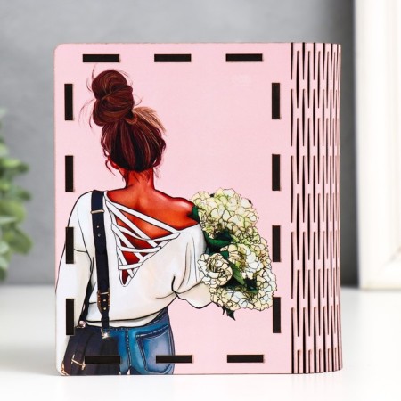 Casket-book "Girl" 14x12x5 cm-5
