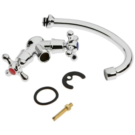 Kitchen mixer Zein Z20380101, Cran-Box Brass 1/2 ", without eyeliner, chrome-6