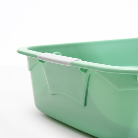 Toilet with a grid, 45x34x15 cm, gray/olive-4