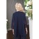 Cardigan female, size 50, dark blue color