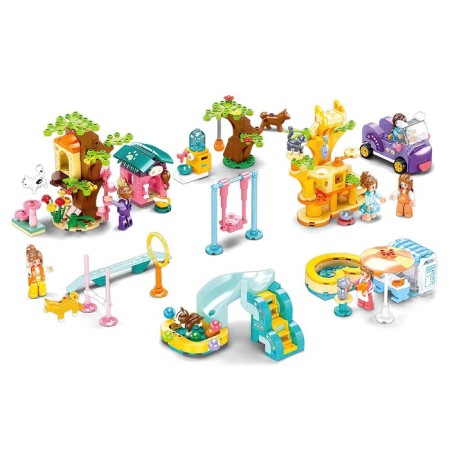 Constructor Pink Dream "Cat House", 81 details-1