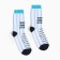Women's socks minku "Time" color white/blue, rr 36-37 (23 cm)