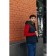 Male ise vest, size 50, blue, khaki color