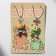 Kulons "Demetrons" Frog and Bear, colored in silver, 40.5 cm