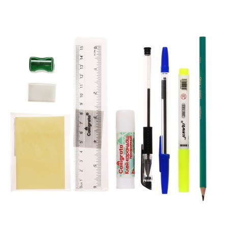 A set of stationery in a glass, 12 items-1