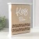 Keywood tree 6 hooks "Flower pattern" 26.5x20.5x6 cm