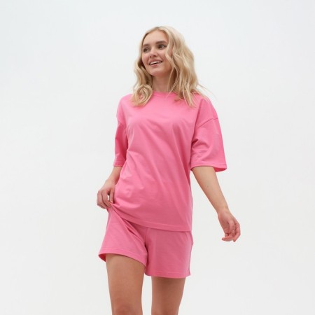 Female pajamas (T -shirt and shorts) KAFTAN BASIC p. 40-42, pink-3