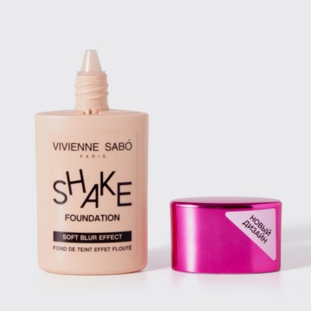 Tonal cream Vivienne Sabo Shakefoundation, with natural bluer effects, tone 01-16