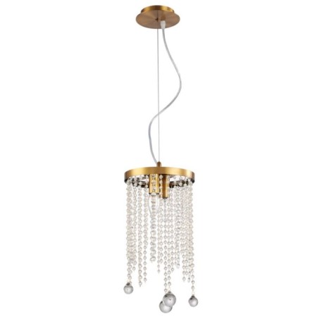 Crystal Smira 2xe14 40W Smir Lamp, size 20x20x36-80 cm, bronze color