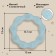 Silicone rejector "ring", blue color, Mum & Baby